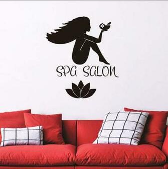 Amazon Ponana Spa Salon Wallpaper Sticker Pvc Removable Lotus
