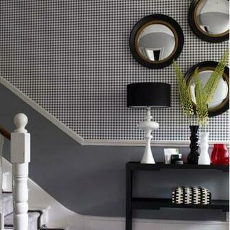 Geometric Wallpaper Classic Entrance Halls Best Housetohome