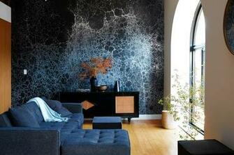 Paper Moon A Wall In The Brooklyn Home Of Calico Wallpaper S Nick