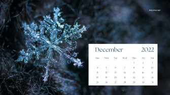 December Calendar Background HD Net