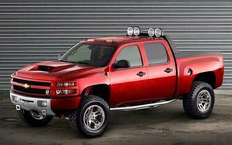 Red Chevrolet Silverado Walpaper HD Desktop Wallpaper