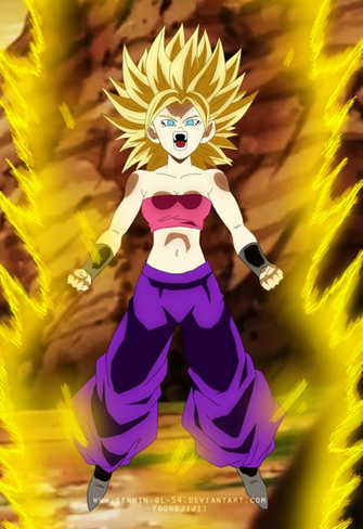 Caulifla Ssj Fast Color By Sennin Gl