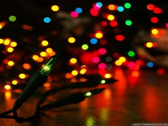 Christmas Lights Desktop Background Wallpaper HD