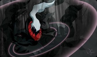 Darkrai Pokemon Card Play Mat By Alpha Mon