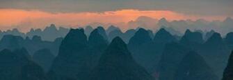 Layers Of Light Guilin At Sunrise China Oc Ift