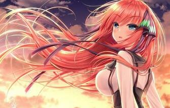 Wallpaper Girl Red Go Toubun No Hanayome Nakano Nino Yunagi