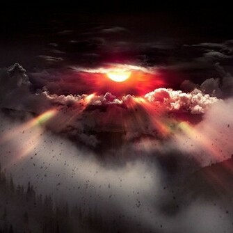 Dark Sunset iPad Wallpaper