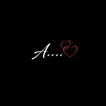 Anamiya Khan Black Background Wallpaper Stylish Alphabets Love