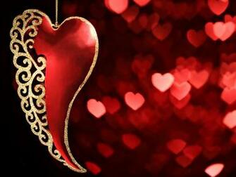 Pics Photos Of Red Heart Abstract Black Background