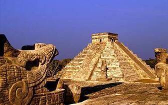 Widescreen HD Wallpaper City Urban Mexico Pyramids