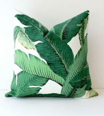 Martinique Banana Leaf Wallpaper Via Elle Decor