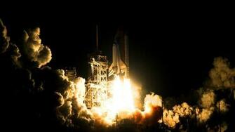 Nasa Shuttle Launch At Night Wallpaper Jpg