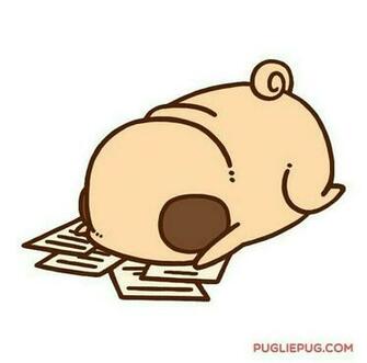 Best Pug Cartoon Ideas Illustration