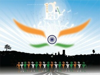 Graafix Spot Indian Flag Wallpaper
