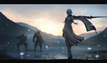 Kamisato Ayato Genshin Impact Image Zerochan Anime