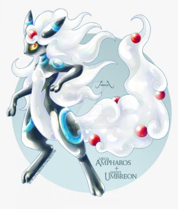 Mega Ampharos Shiny Umbreon HD Png