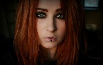 Beautiful Pierced Redhead Model Desktop Pc And Mac Wallpaper