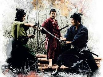 Three Outlaw Samurai Wallpaper For