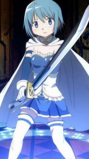 Mahou Shoujo Madoka Magica Sayaka Miki iPhone Wallpaper