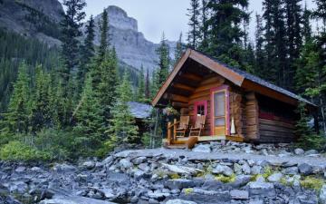 Log Cabin Desktop Wallpaper On