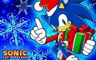 Christmas Sonic Wallpaper By Sonicthehedgehogbg