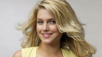 Wallpaper Jeanette Biedermann Blonde Girl