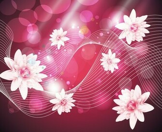 Lotus Flower Pink Background Background