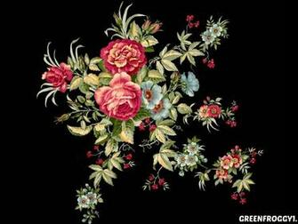 Vintage Roses On Black High Quality And Resolution