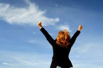 Woman Celebrating Background Wallpaper Jpg
