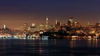 San Francisco Skyline At Night Wallpaper