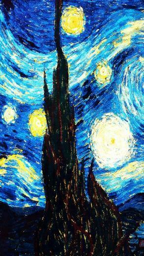 Starry Night iPhone Wallpaper