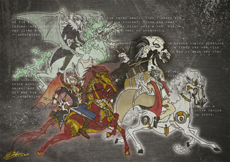 Four Horsemen Of The Apocalypse Wallpaper