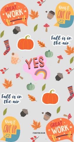 Cute Autumn Wallpaper Aesthetic For Phone Don T Give Up Fall