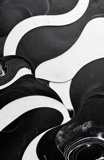 Wallpaper Abstract Black White