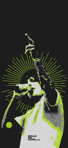 I Created A Bmth Wallpaper In Photoshop R Phonewallpaper