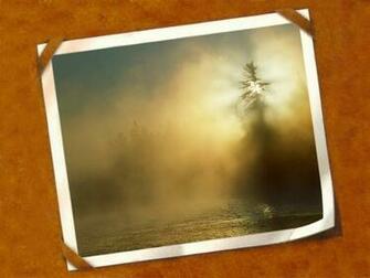 Vintage Nature Cards Frame Background For Powerpoint