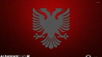 Albanian Flag Wallpaper Abstract