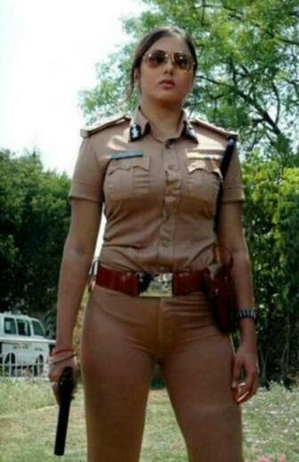 Beautiful Indian Police Women Lady Jpg