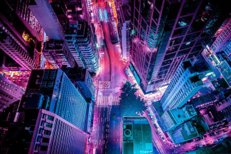 Neon Lights Laptop Wallpaper