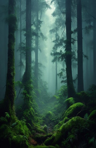 Foggy Forest Wallpaper