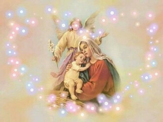Beautiful Mother Mary Baby Jesus My Spirituality