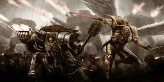 Horus And Sanguinius By Lutherniel
