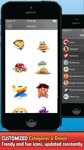 Emoji Magic Keyboard Moving Emoticon Art iPhone Apps Games On