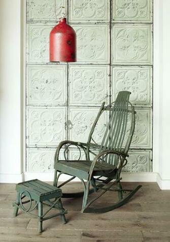 Merci Wallpaper Brooklyn Lattine Menta Tin Lefliving