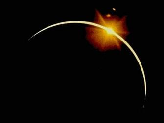 Wallpaper Pc Computer Sun Behind Moon