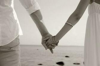 Background Beach Black And White Boy Couple Fellings Fullscreen