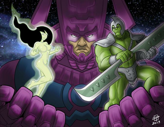 Heralds Of Galactus Hulk And Shego By Callmepo Gorillaking18 On