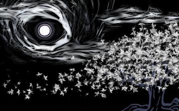 Black And White Abstract Wallpaper