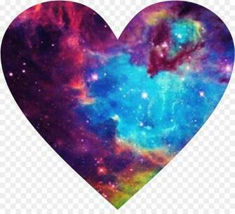 Drawing Heart Png Transparent Galaxy