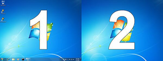 Desktop Extended Across Monitors Monitor Is The Primary